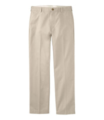 Natural Fit Plain Front Men's Wrinkle-Free Double L® Chinos