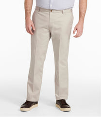 Standard Fit Plain Front Men's Wrinkle-Free Double L® Chinos
