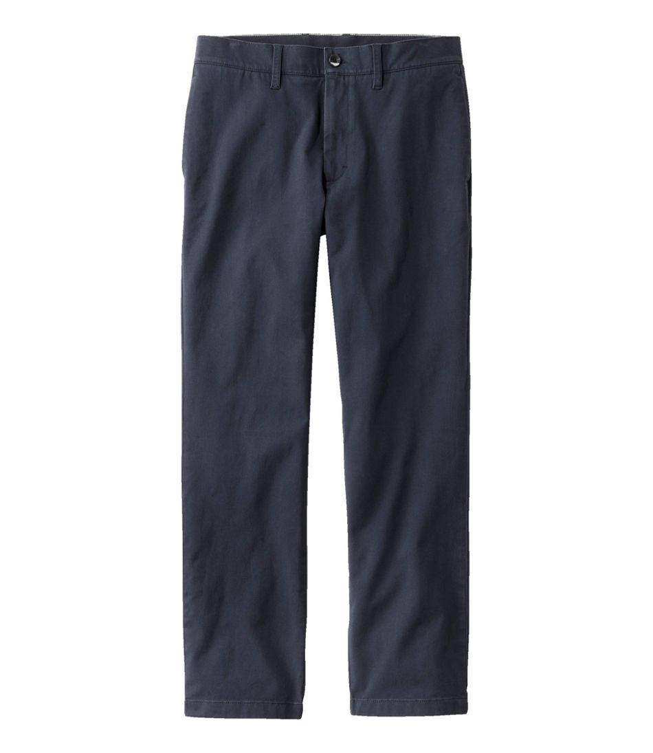 Men's Easy-Care Stretch Chinos Straight Leg Classic Fit