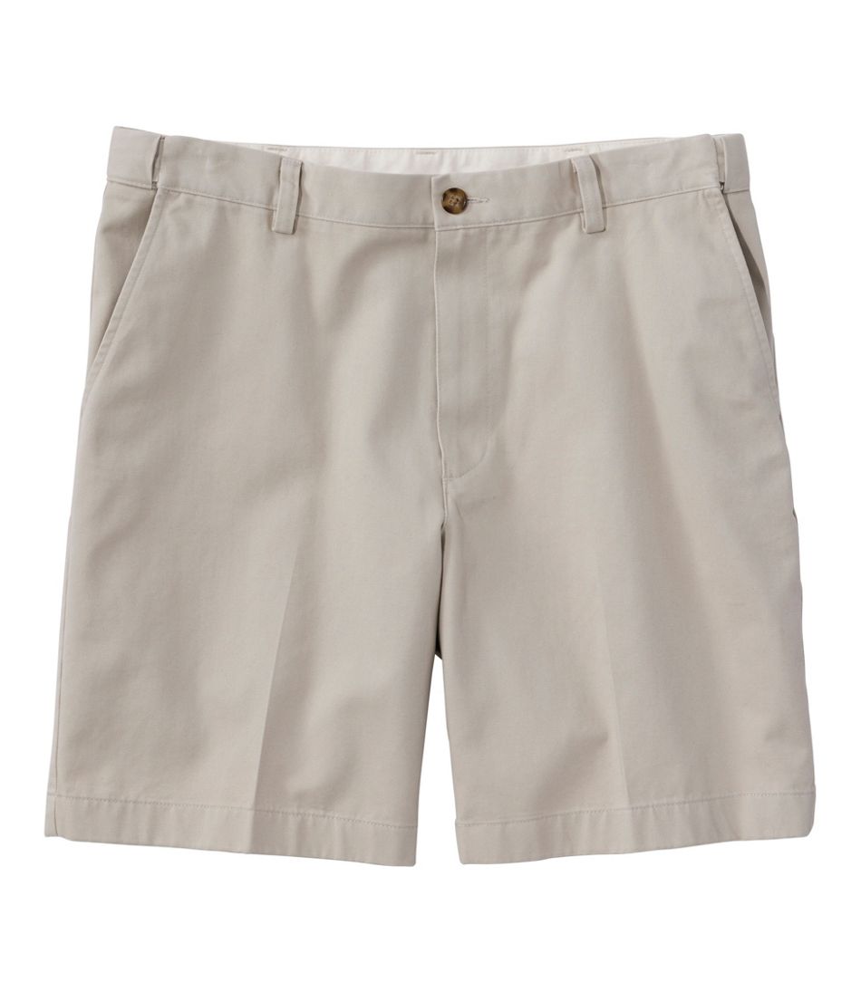 Hidden Comfort Waist Men's Wrinkle-Free Double L® Chino Shorts 8" Natural Fit
