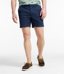 6" Men's Lakewashed® Stretch Khaki Shorts