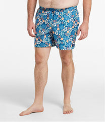 Print 6" Men's Vacationland Stretch Swim Trunks