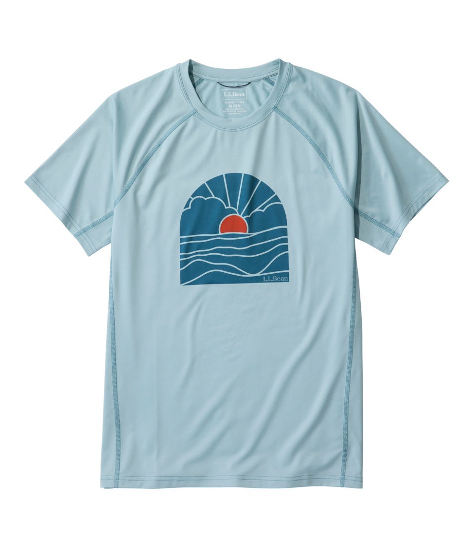 Short-Sleeve Graphic Men's Swift River Cooling Sun Shirt