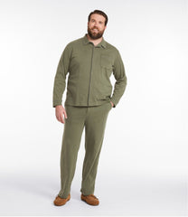 Button-Front PJ Set Men's Bean's Cotton Knit Pajamas