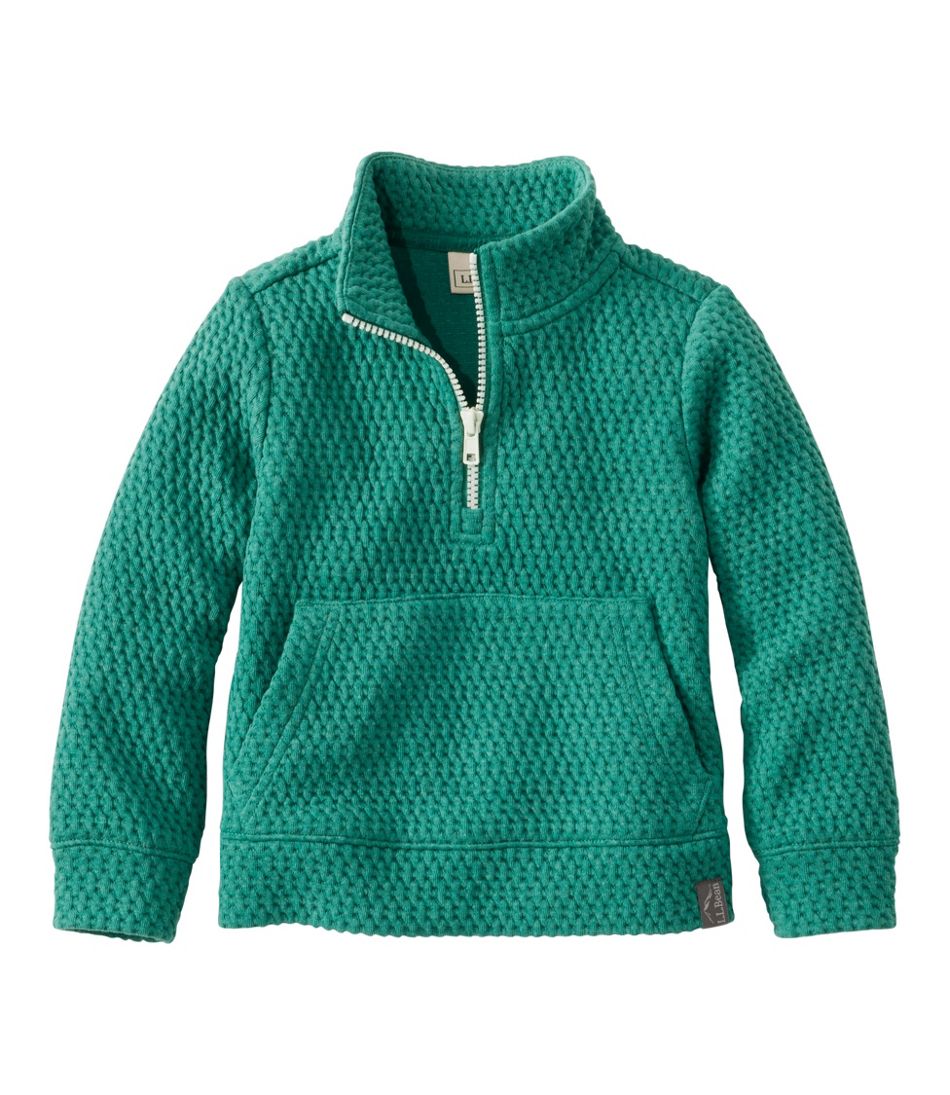 Glow-in-the-Dark Quarter-Zip Toddlers' Ridgeknit Pullover