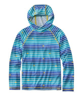 Kids' Everyday SunSmart® Hooded Tee Long-Sleeve Stripe
