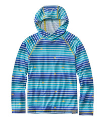 Kids' Everyday SunSmart® Hooded Tee Long-Sleeve Stripe