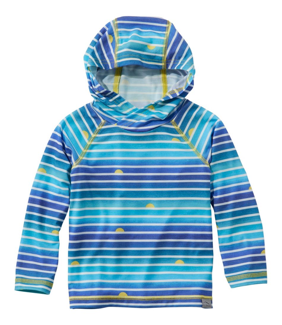 Toddlers' Everyday SunSmart® Hooded Tee Long-Sleeve Stripe