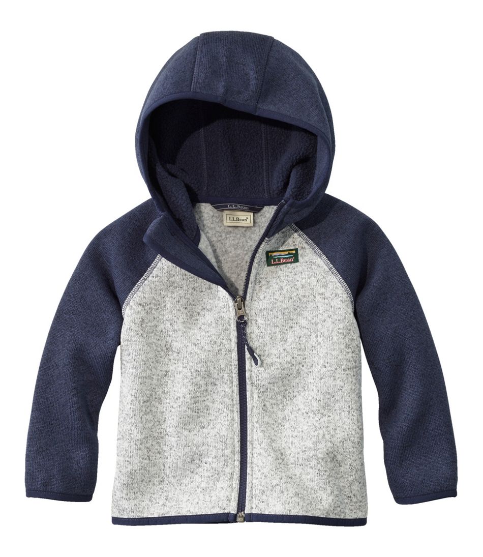 Infants' and Toddlers' L.L.Bean Sweater Fleece Hooded Colorblock