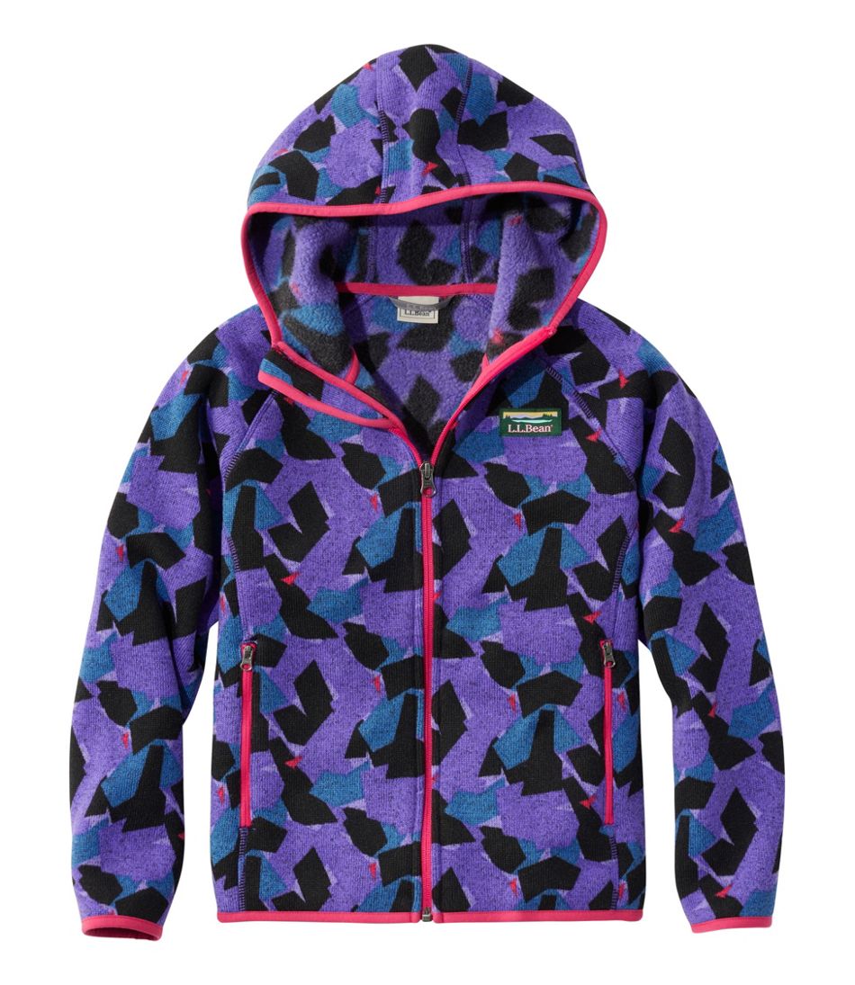 Kids' L.L.Bean Sweater Fleece Hooded Print