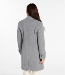 Three-Quarter Length Women's Classic Lambswool Polo Coat