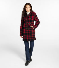 Pattern Women's Classic Lambswool Duffel Coat
