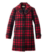 Pattern Women's Classic Lambswool Polo Coat Three-Quarter