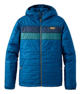Men's Mountain Classic Puffer Hooded Jacket Colorblock
