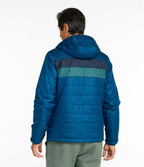 Men's Mountain Classic Puffer Hooded Jacket Colorblock