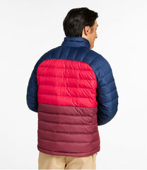 Men's Bean's Down Jacket Colorblock