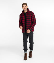 Men's Maine Guide Zip-Front Jac-Shirt with PrimaLoft Plaid