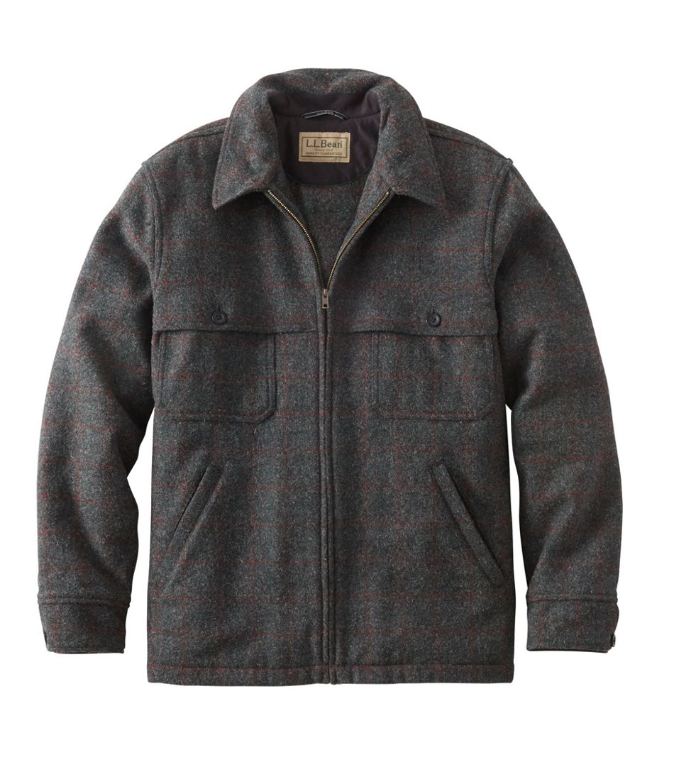 Plaid Men's Maine Guide Zip-Front Jac-Shirt
