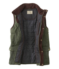 Men's L.L.Bean Upcountry Waxed Cotton Down Vest
