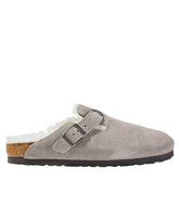 Women's Birkenstock Boston Clogs Suede Shearling