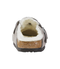 Women's Birkenstock Boston Clogs Suede Shearling