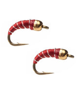 Tungsten Zebra Midge 2-Pack