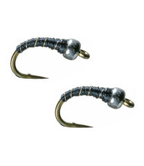 Tungsten Zebra Midge 2-Pack
