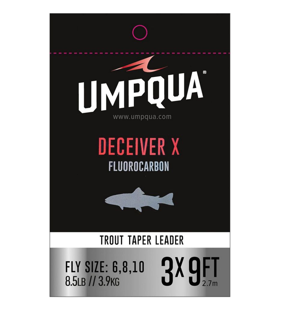 Umpqua Deceiver X Fluorocarbon Leaders 9'