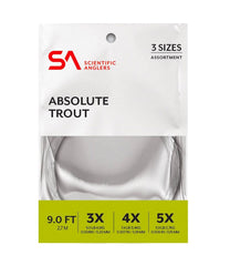 9' Scientific Anglers Absolute Trout Leader Assortment