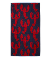 Seaside Beach Towel Lobsters