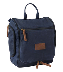 Waxed-Canvas Personal Organizer Toiletry Bag Medium