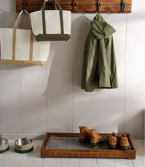 Rustic Wooden Boot Tray