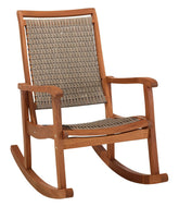 Wicker Eucalyptus Rocker