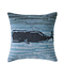 Indoor/Outdoor Hooked Pillow 18x18 Whale