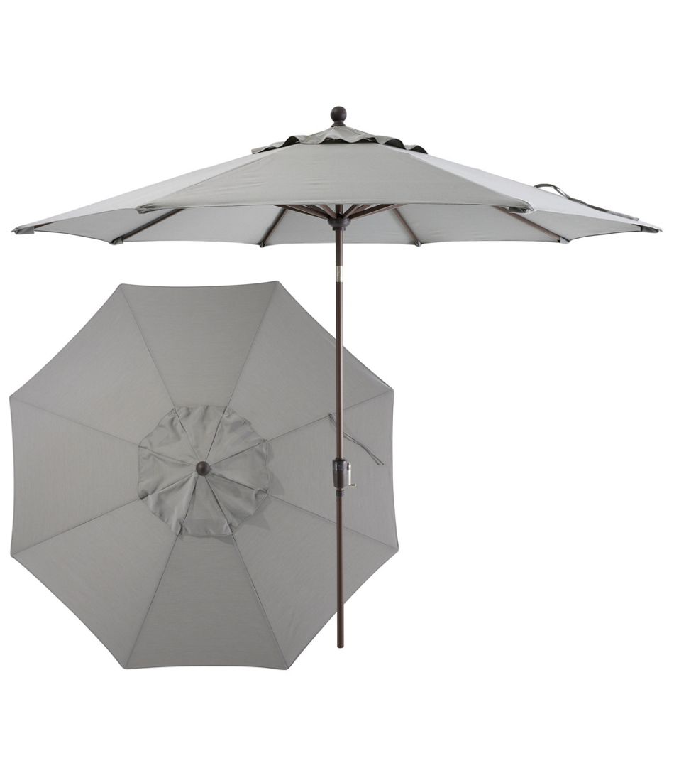 Push Button Weather-Resistant 9' Market Umbrella
