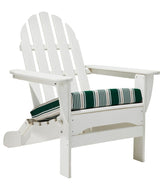 Casco Bay Adirondack Chair Seat Cushion Stripe