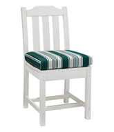 Casco Bay Cushion for All-Weather Armless/Folding Chair Stripe