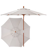 Sunbrella Market Umbrella Wood
