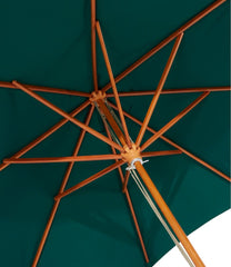 Wood Sunbrella Market Umbrella