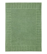 Organic Cotton Textured Bordered Bath Mat