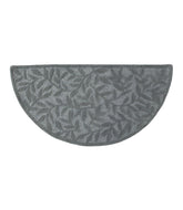 Crescent Leaf Wool Hearth Rug