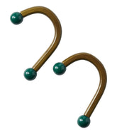 Wooden Stocking Hangers Set of Two