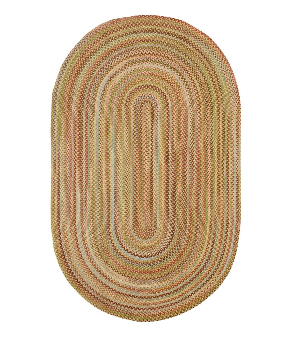 Oval L.L.Bean Braided Wool Rug