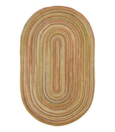 Oval L.L.Bean Braided Wool Rug