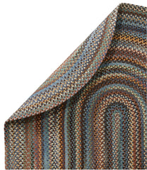 Oval L.L.Bean Braided Wool Rug