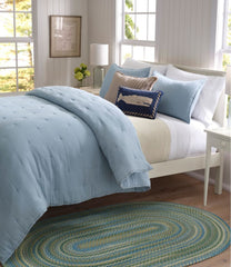 L.L.Bean Braided Wool Rug Oval