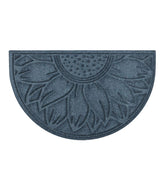 Everyspace Recycled Waterhog Doormat Sunflower Half Round