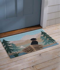 Printed Recycled Waterhog Doormat Row Boats