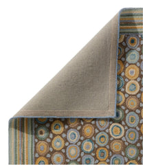 Coins Bean's Wool Hooked Rug