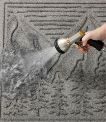 Everyspace Recycled Waterhog Doormat Treeline